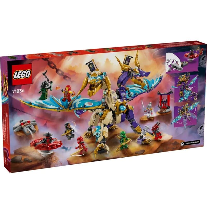 LEGO® NINJAGO® Arc Dragon of Focus (71836) – set za izgradnju sa zmajem i 8 mini figura
