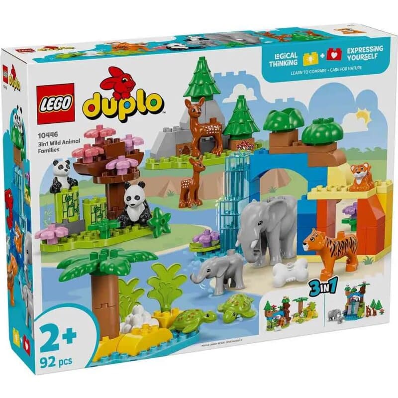 LEGO® DUPLO Town Porodice divljih životinja 3-u-1 10446