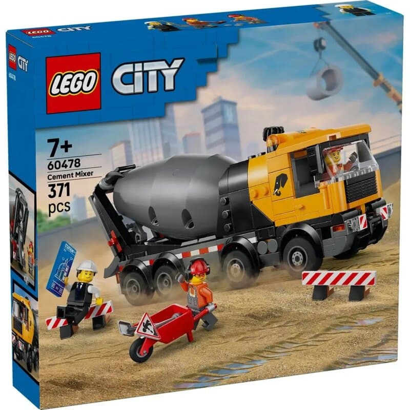 LEGO® City Kamion mešalica za cement 60478