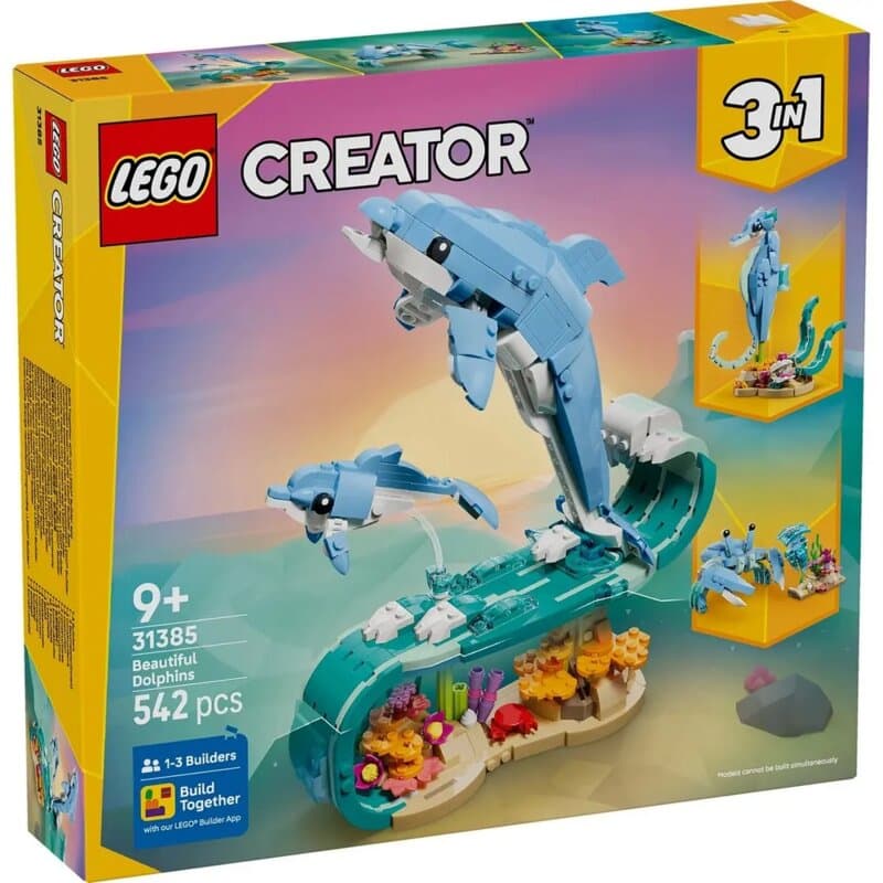 LEGO Creator 3 u 1 Morske životinje - Prelepi delfini (31385)