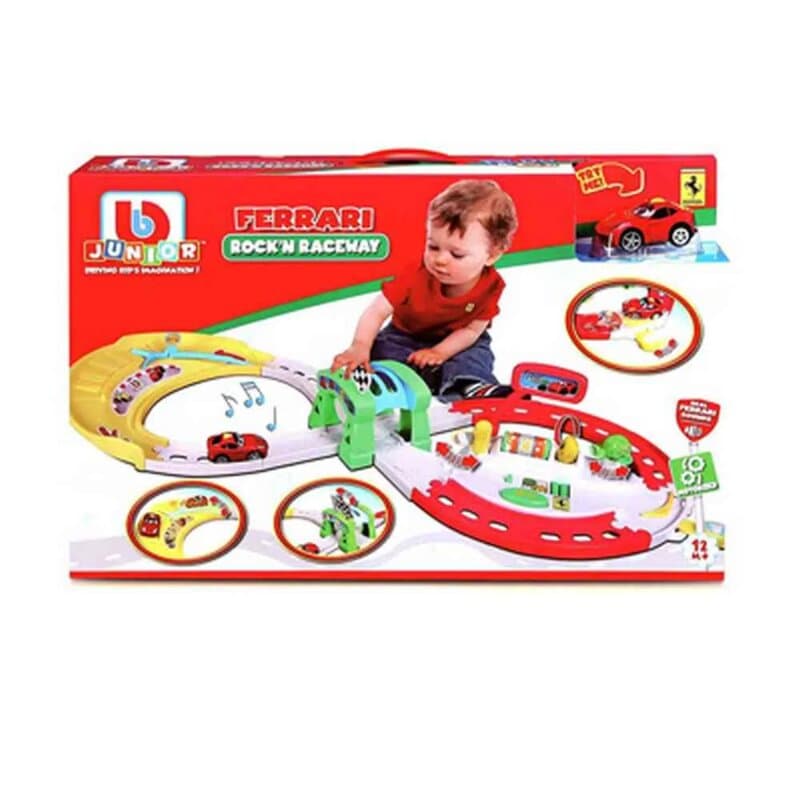 Burago Junior Rock and Raceway trkačka staza sa Ferrari automobilom