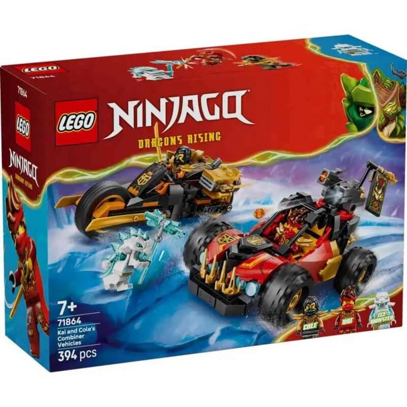LEGO® NINJAGO Kaijevo i Kolovo kombinovano vozilo 71864