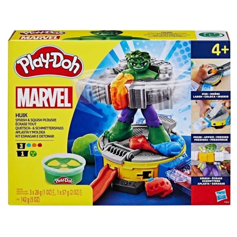 Play-Doh Hulk Smash and Squish set za modelovanje