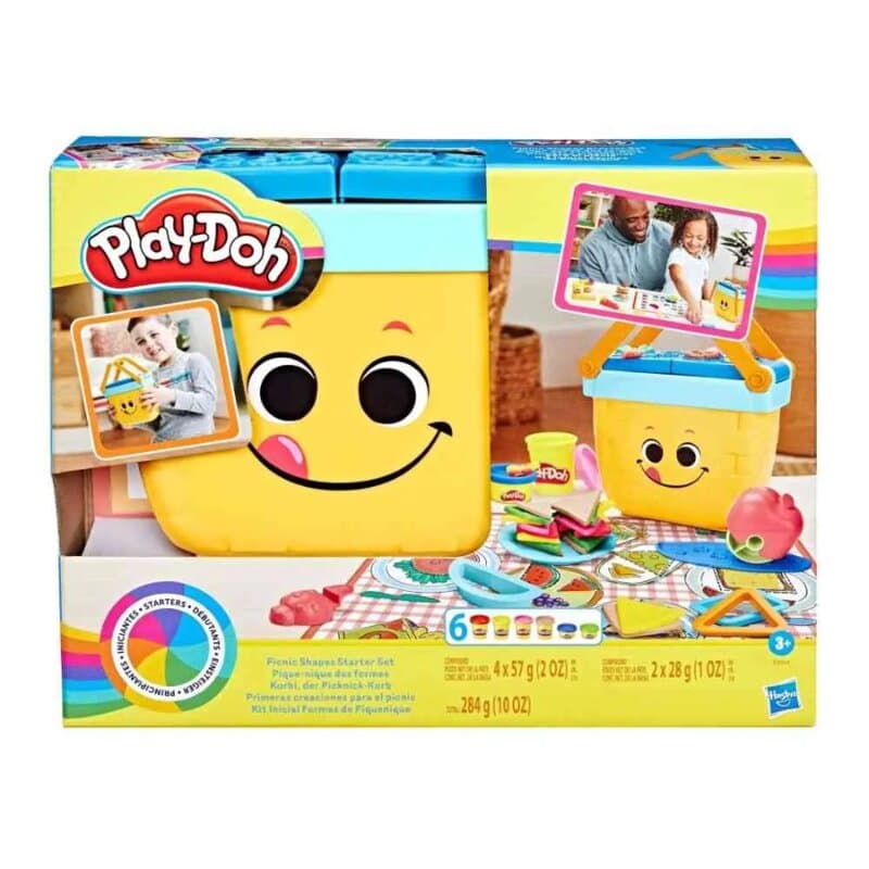 Play-Doh Picnic Shapes Starter Set — komplet za piknik sa 12 alata i 6 boja