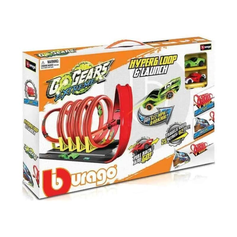 Burago Go Gears Extreme Hyper 6 Loop & Launch staza za autiće