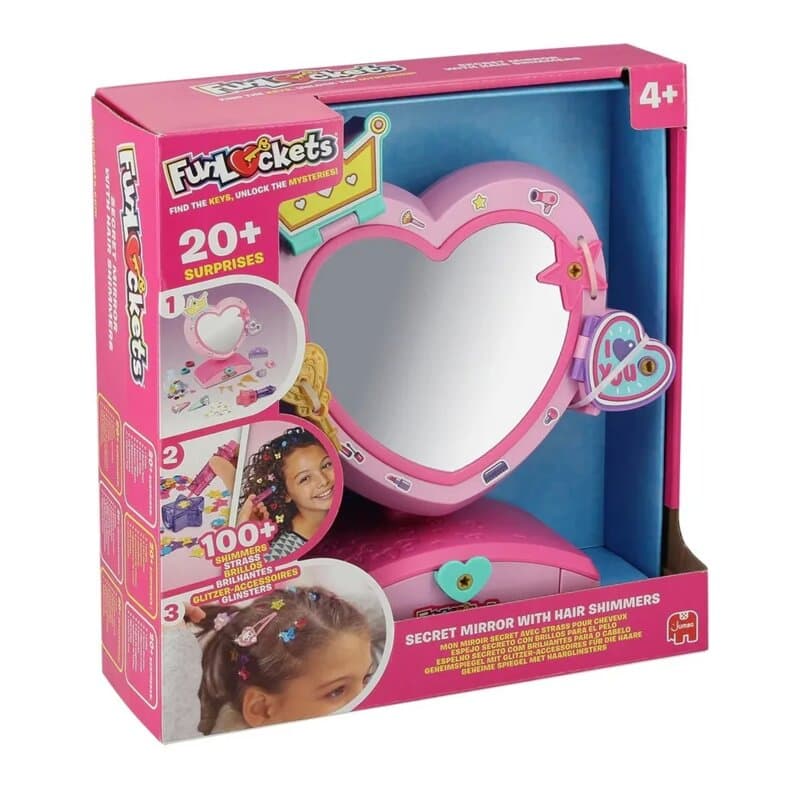 Kidz Delight Funlockets tajno ogledalce sa ukrasima za kosu