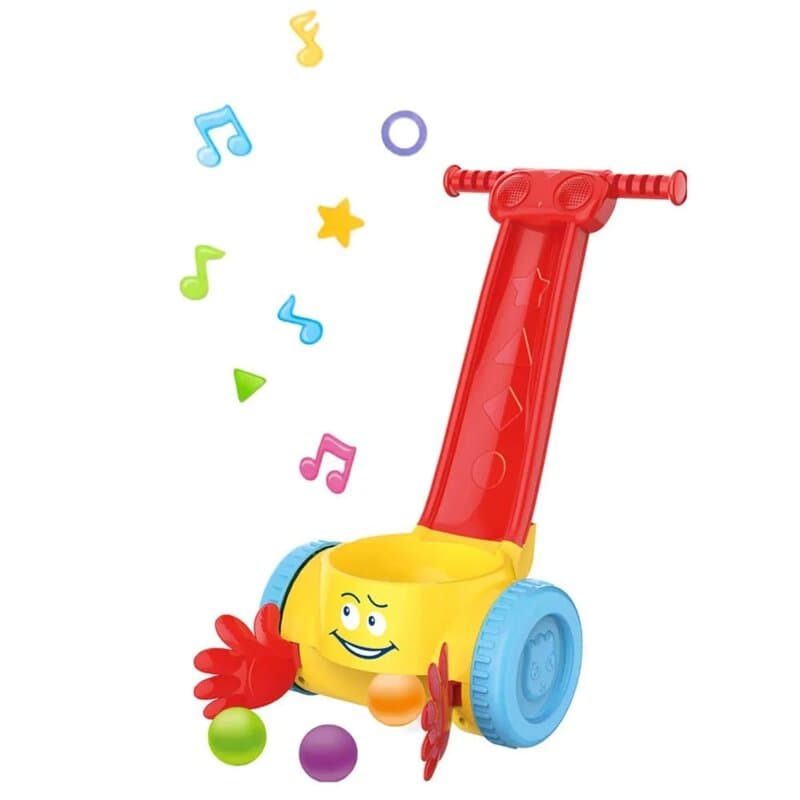 Muzička guralica za bebe sa šarenim lopticama Best Luck