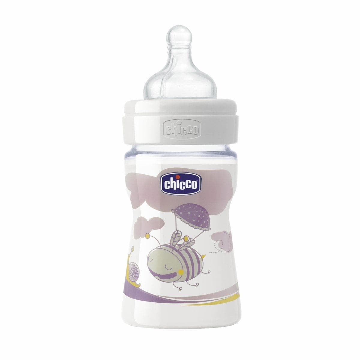 Chicco plastična flašica sa kaučuk cuclom 150ml 6005110