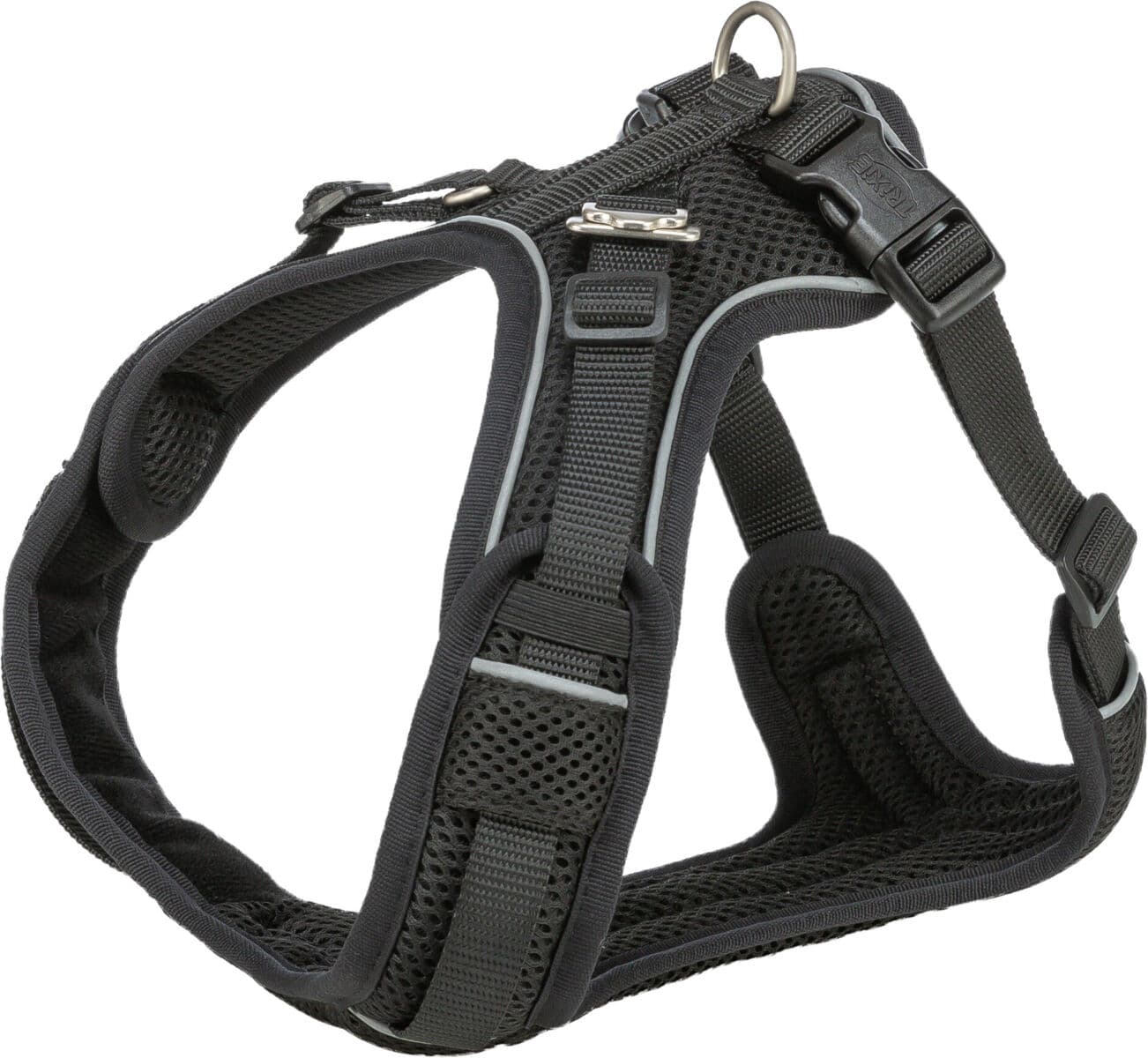 Am pojas za šetnju za pse veličina S-M Premium FlexMesh black TRIXIE 1989201