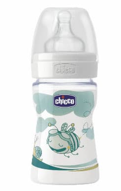 Chicco plastična flašica sa silikonskom cuclom 150ml 6005201