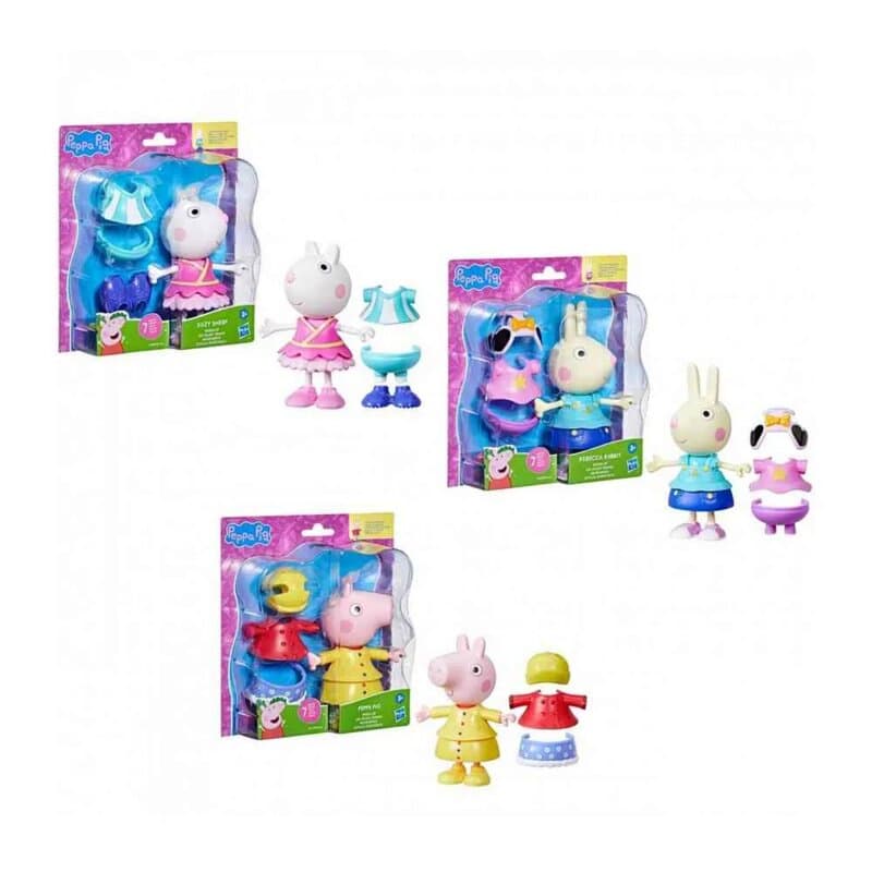Peppa Pig Figura za Oblačenje sa Garderobom