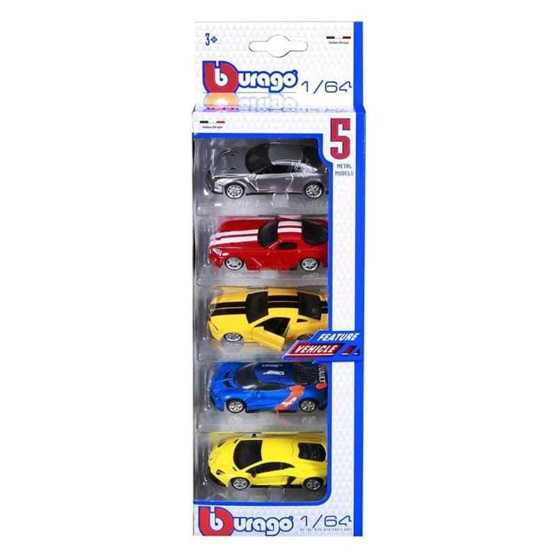 Burago Autići Set 1:64 – 5 Modela