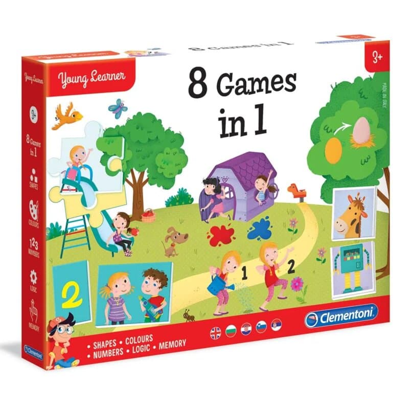 Clementoni Mali istraživači – edukativne igre 8 u 1
