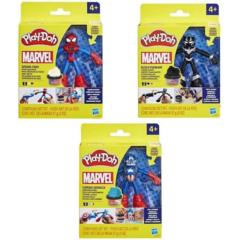 Play-Doh Marvel set za oblikovanje sa figurom superheroja