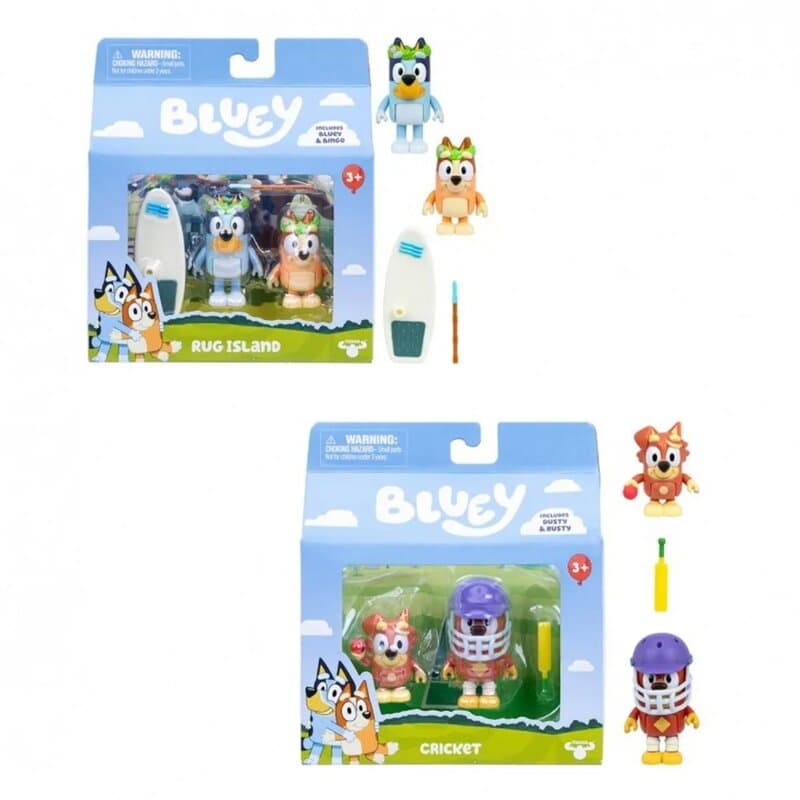 Bluey set figurica 2kom - Rug Island ili Kriket