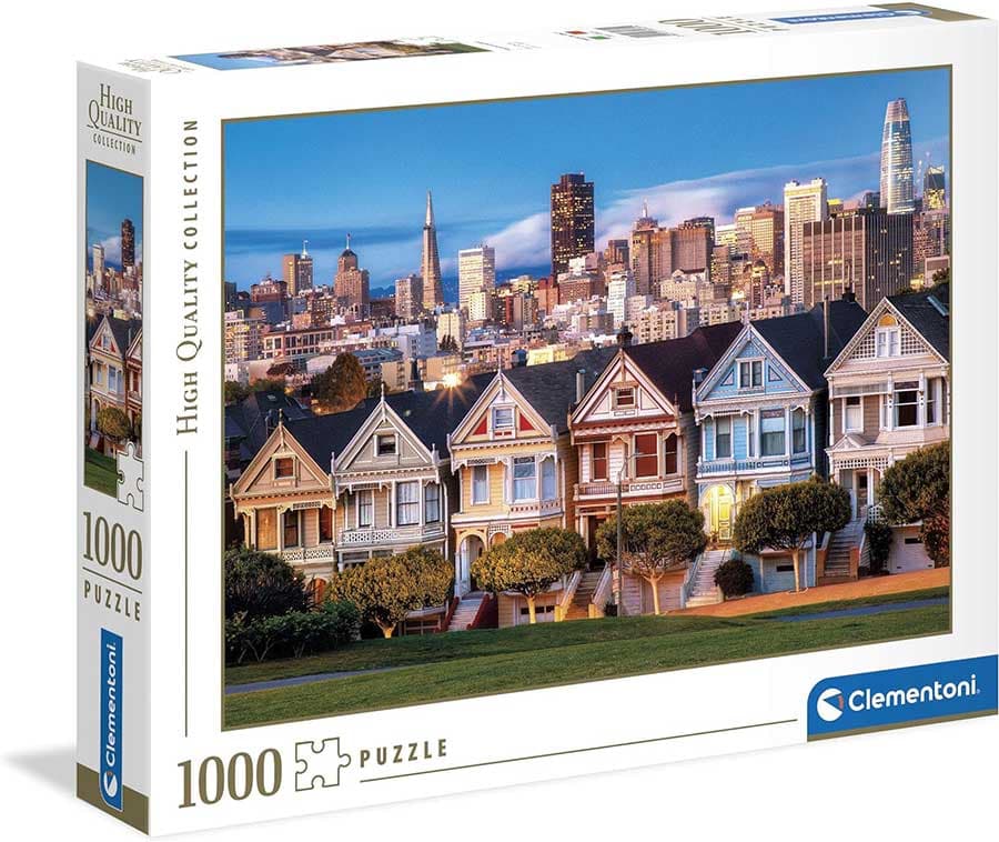 Puzzle slagalica 1000 delova Painted Ladies San Fancisco Clementoni HQC 39605