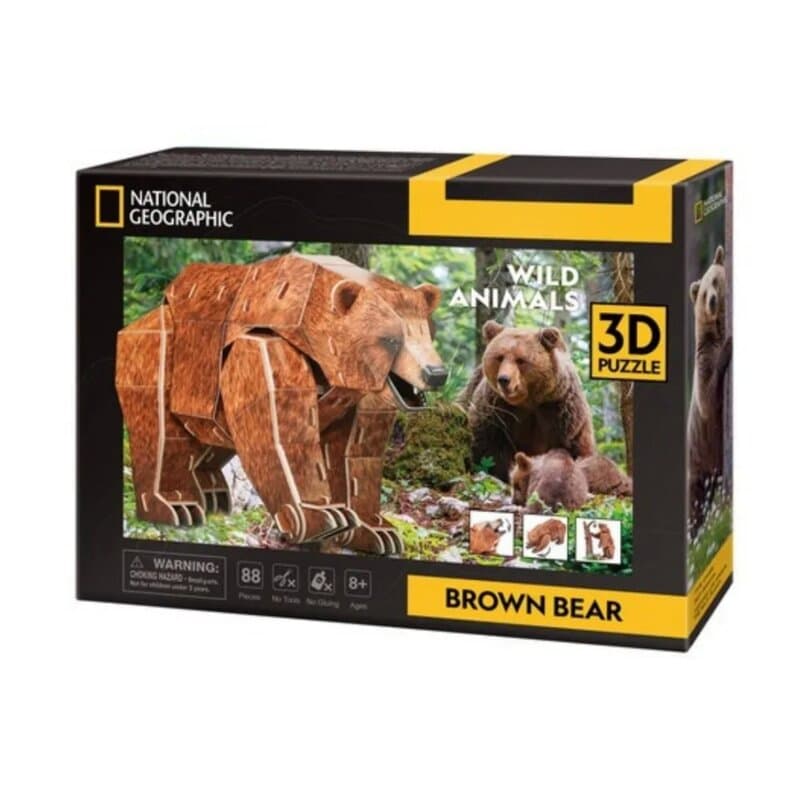 CubicFun 3D Puzzle Mrki Medved