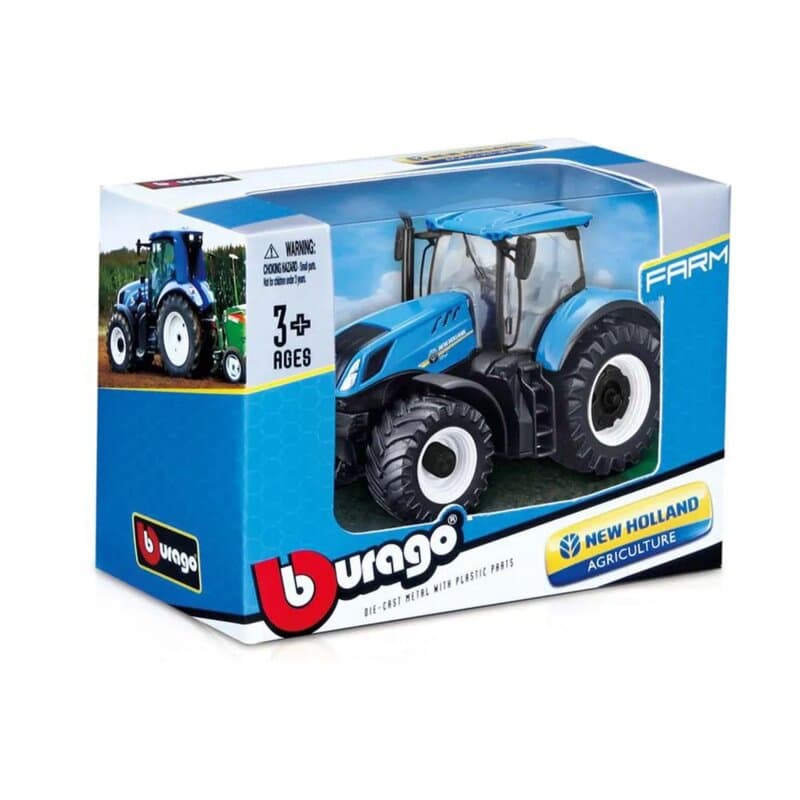 Burago traktor igračka, 10cm, metal/plastika
