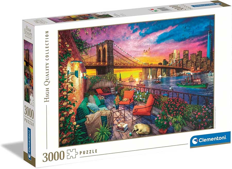 Puzzle slagalica 3000 delova Balkon na Menhetnu Clementoni HQC 33552