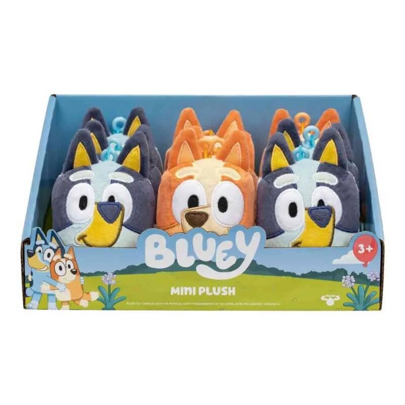 Bluey plišana mini figurica za ranac, 12,3 cm