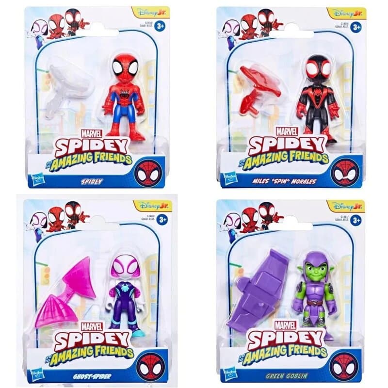 Spiderman and Friends set akcionih figura, 7.5 cm, 3 komada