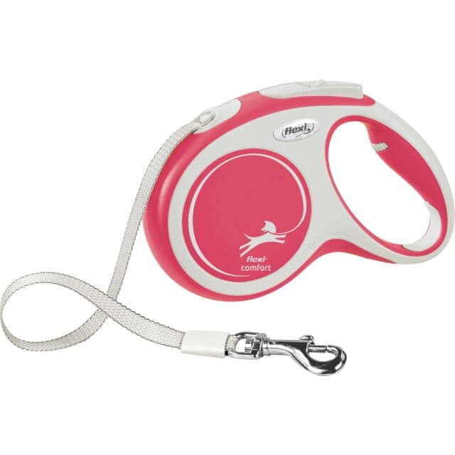 Povodac za pse do 25kg Flexi Comfort 5m red TRIXIE 213503