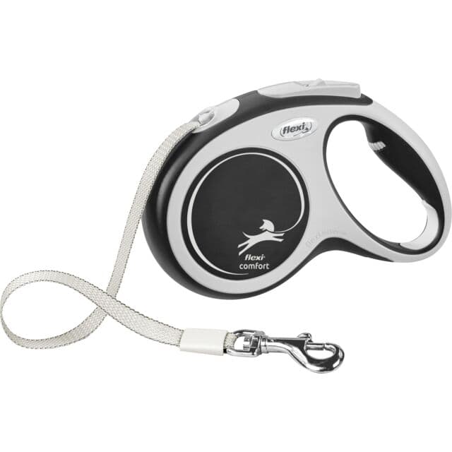 Povodac za pse do 25kg Flexi Comfort 5m black TRIXIE 213501
