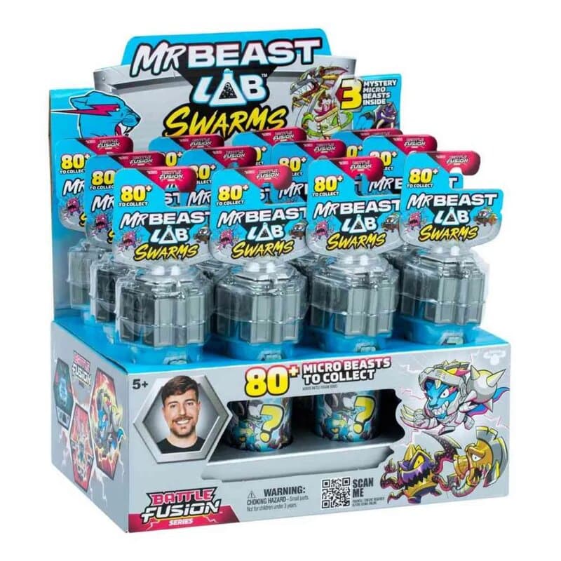 MrBeast Lab Swarms Battle Fusion – set od 3 mini figure