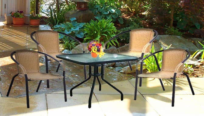 Garnitura Od Wicker Ratana Mao