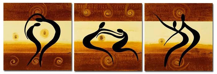 Dans liefde - 33x33 DA x 3