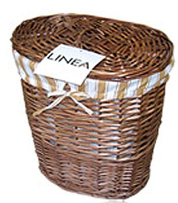 Korpa za odlaganje od pruća 33x40x49 cm braon