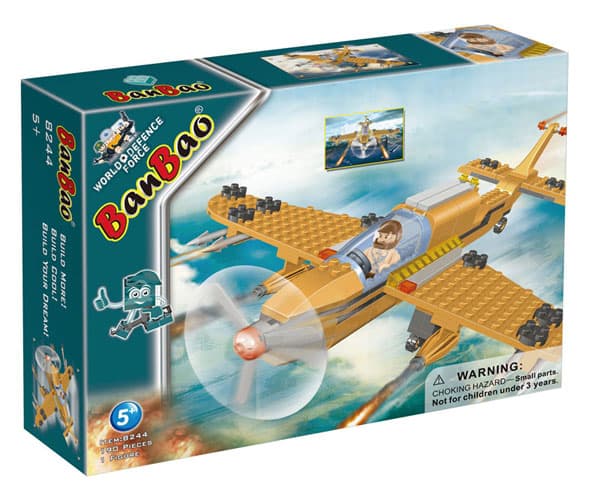 BanBao Kocke Vojni Avion 8244