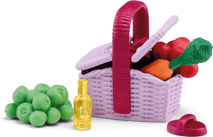 Schleich Horse Club figurice - Korpa za piknik sa konjima 42571