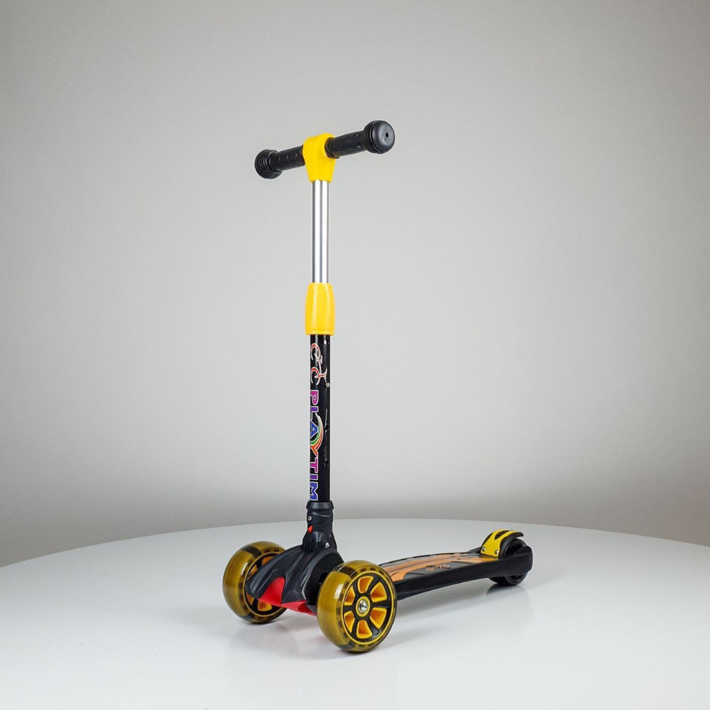 Dečji Trotinet sa Svetlećim Točkovima FOLDING 659 žuti