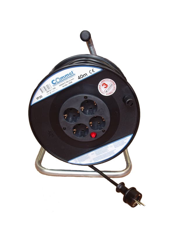 Kablovska motalica, PVC bubanj, H05VV-F, 3G1,5 - 40 m