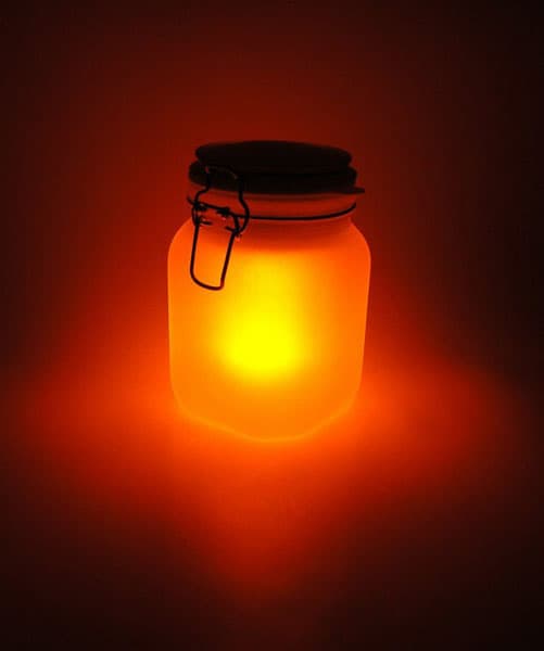 SuckUK Led noćno svetlo Sun Jar yellow