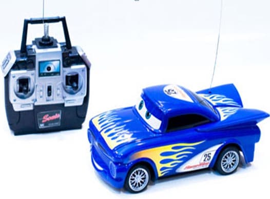 Auto sa daljinskim upravljanjem Cars - Plavi sa vatrom