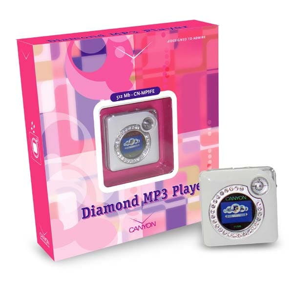 Canyon CN-MP9FF - Diamond MP3 Player