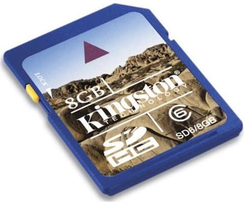 Kingston SDHC kartica 8 GB SD6/8GB