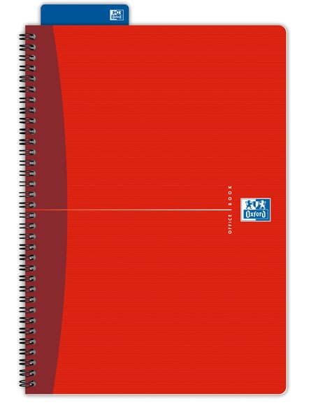 Sveska Oxford Office Essentials A4 linije 06XO142 Red