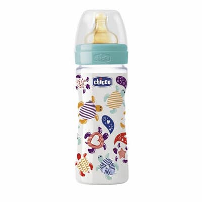 Chicco plastična flašica sa kaučuk cuclom Well-Being 250ml 0m+ 70705