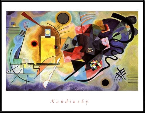 Kandinsky - Gelb Rot Blau - 40/50 HPLN