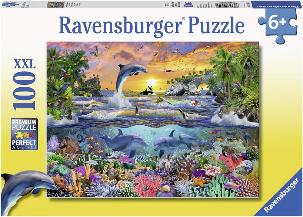 Ravensburger Puzzle slagalica 100 XXL delova Tropski raj 10950