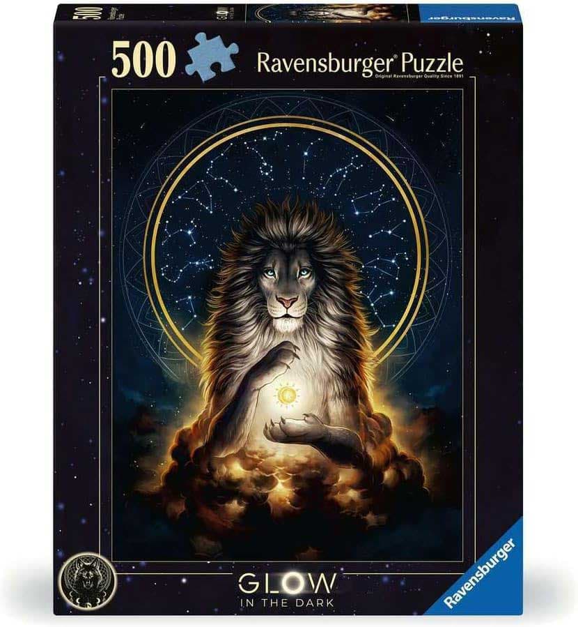 Ravensburger Star Line Puzzle Svetlosni lav - Slagalica koja svetli u mraku 500 delova 12000480