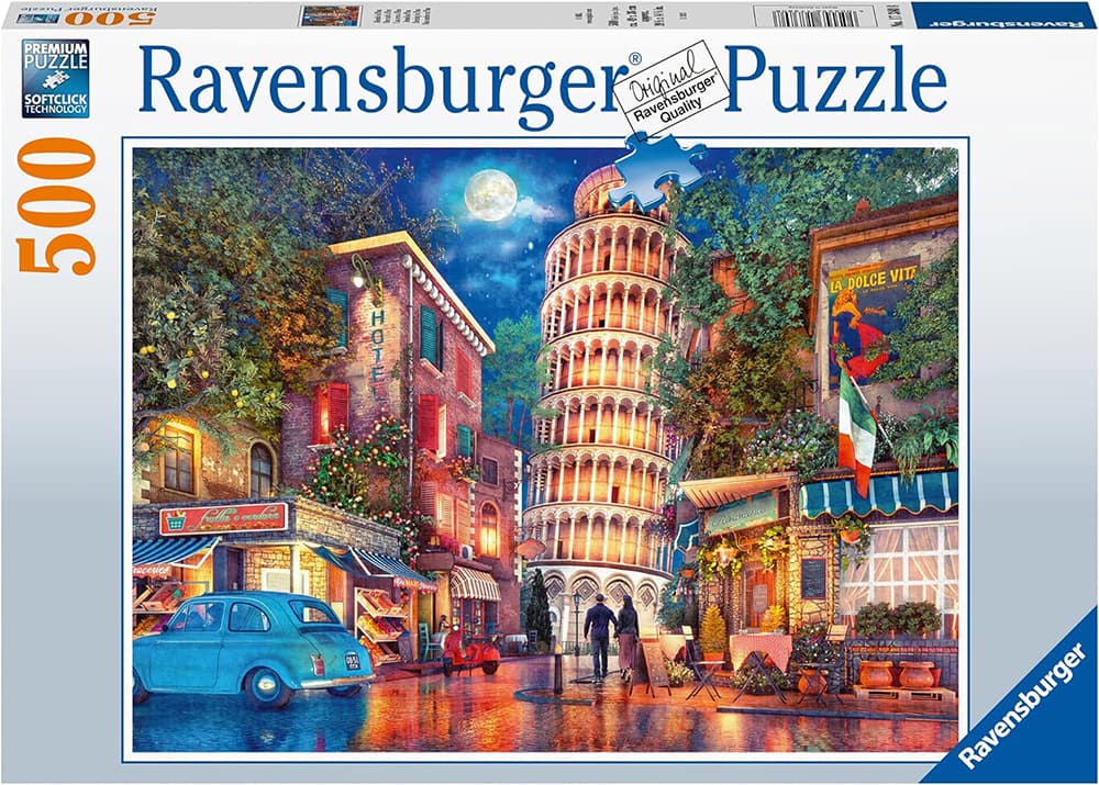 Ravensburger Puzzle Slagalica 500 delova Veče u Pizi 12000709