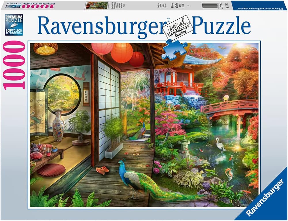 Puzzle slagalica 1000 delova Japanski vrt u Kjotu Ravensburger 17497