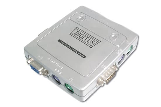 Digitus KVM SWITCH 2porta PS/2 - kabinet
