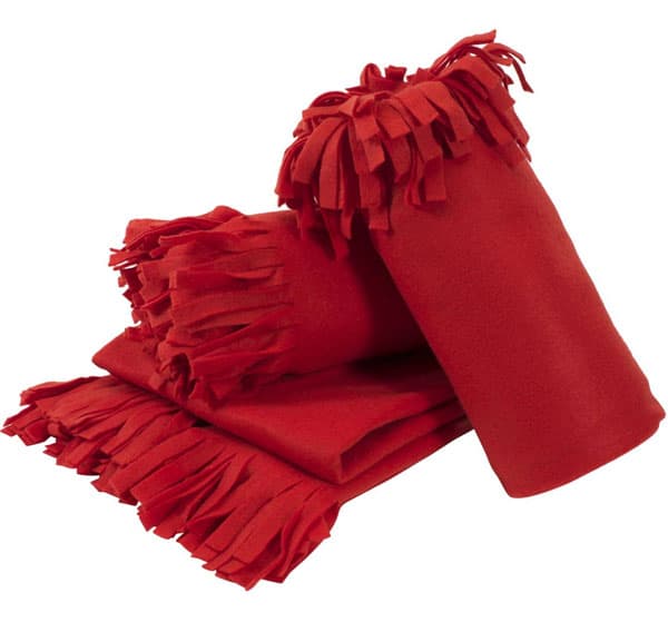 Ćebe 130x170cm crvene boje