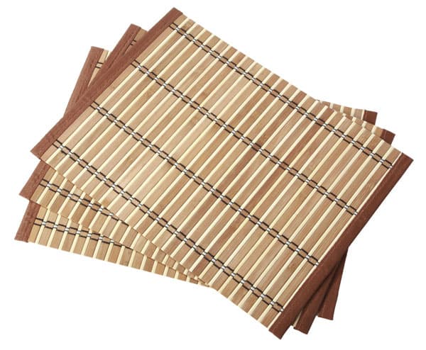 Stoni podmetači Gunna 33x45cm braon 4 komada