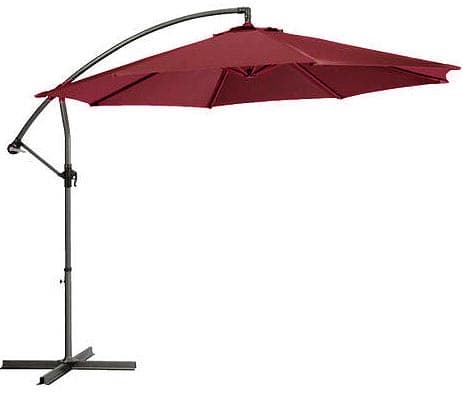 Viseći Banana Suncobran TH Bordo